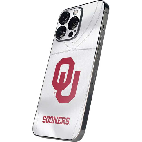 University of Oklahoma White Jersey iPhone 16 Pro Skin